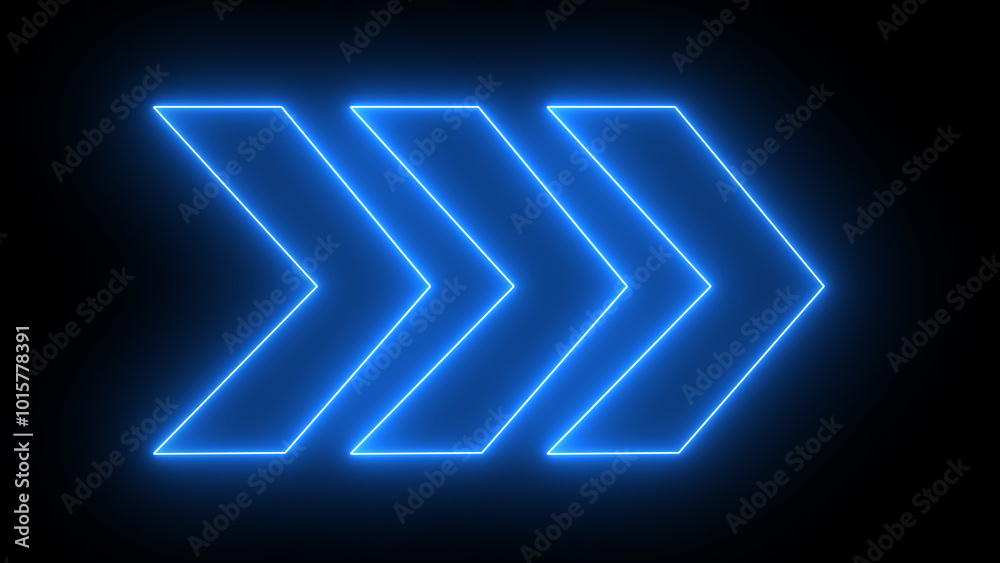 Blue neon swipe arrow pointing to right and moving on green screen background. Glowing right directional arrows arrow navigation Blue neon swipe arrow pointing to right and moving on green screen background. Glowing right directional arrows arrow navigation
