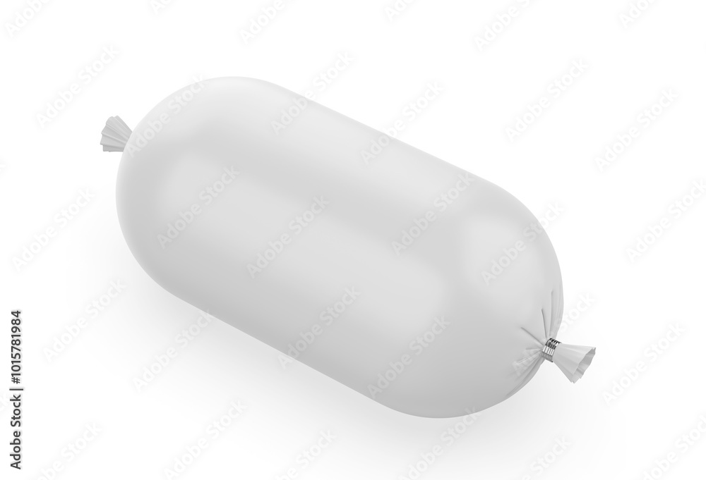 Chub Packaging Blank mockup template 3d render illustration. Chub Packaging Blank mockup template 3d render illustration.