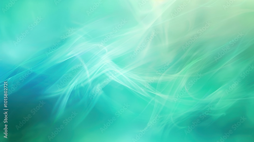 A green background with a blue line that looks like smoke A green background with a blue line that looks like smoke