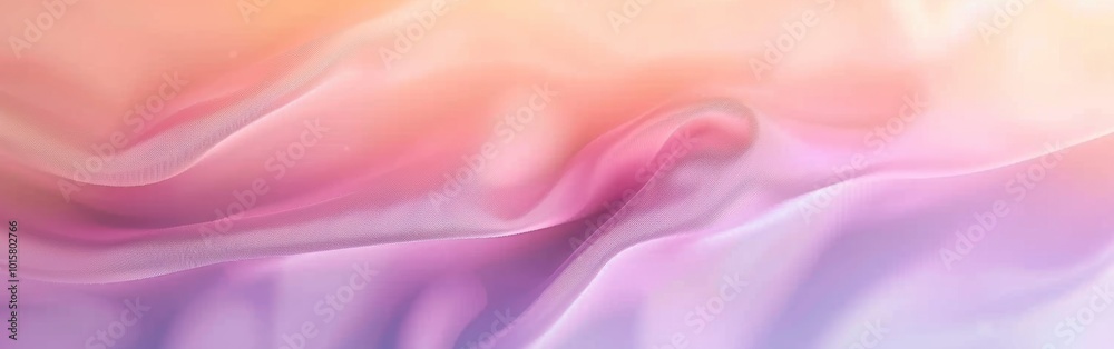 Obraz premium A pink and purple fabric with a wave pattern