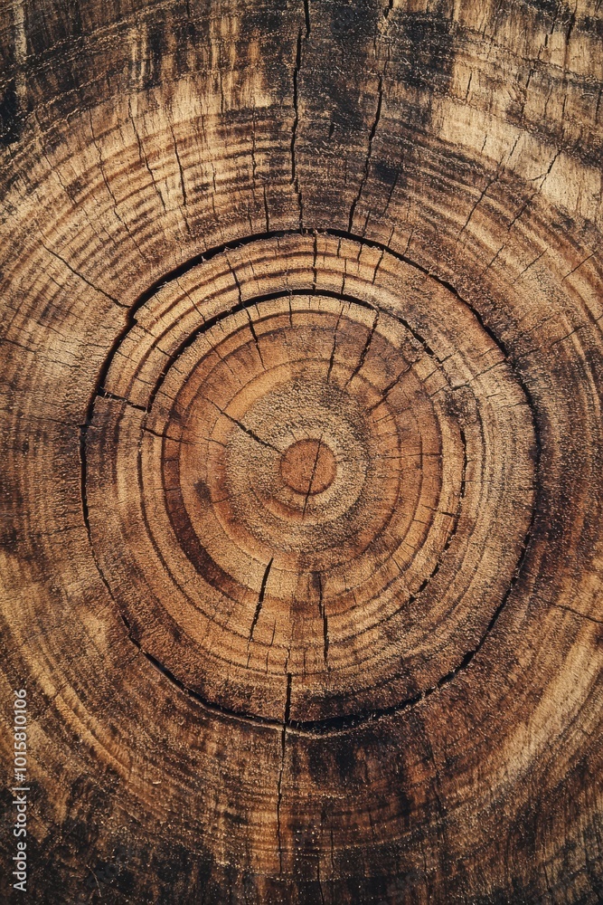 Naklejka premium Detailed Wood Grain Texture Background