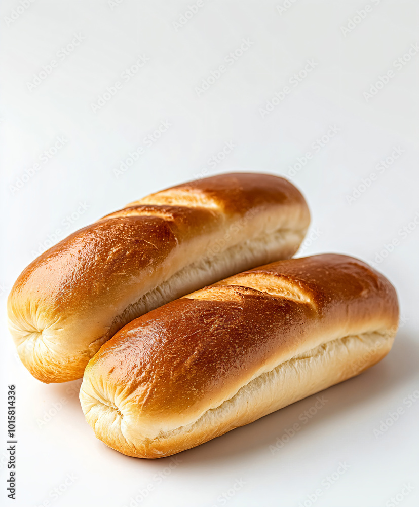 Wheat bread. baked hot dog buns on white background. Wheat bread. baked hot dog buns on white background.