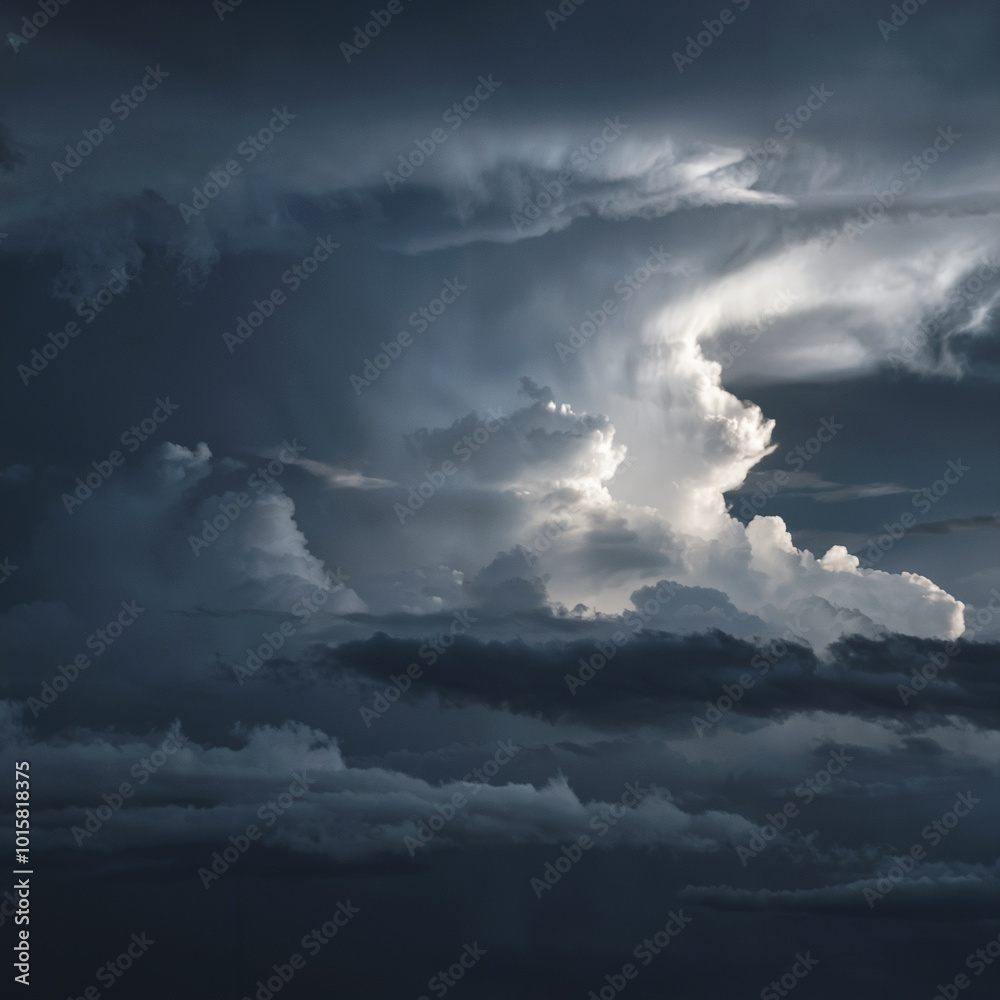 The sky is dark and cloudy The sky is dark and cloudy