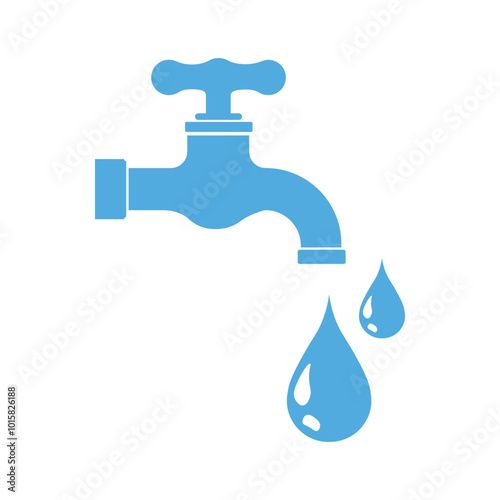 Water drop shape. Blue water drop icons set. Water or oil drop. Flat style Isolated on white background.