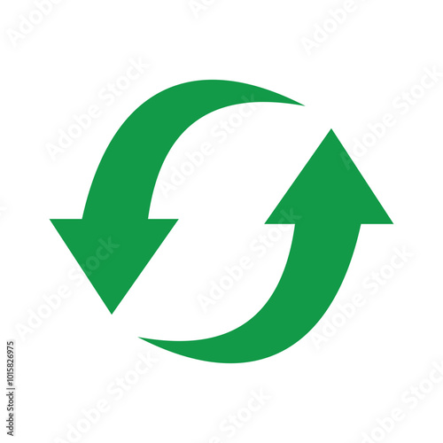 Free Download Recycle icon symbol vector illustration. Recycle icon  Recycling symbol. Isolated on white background. - GFXLoad