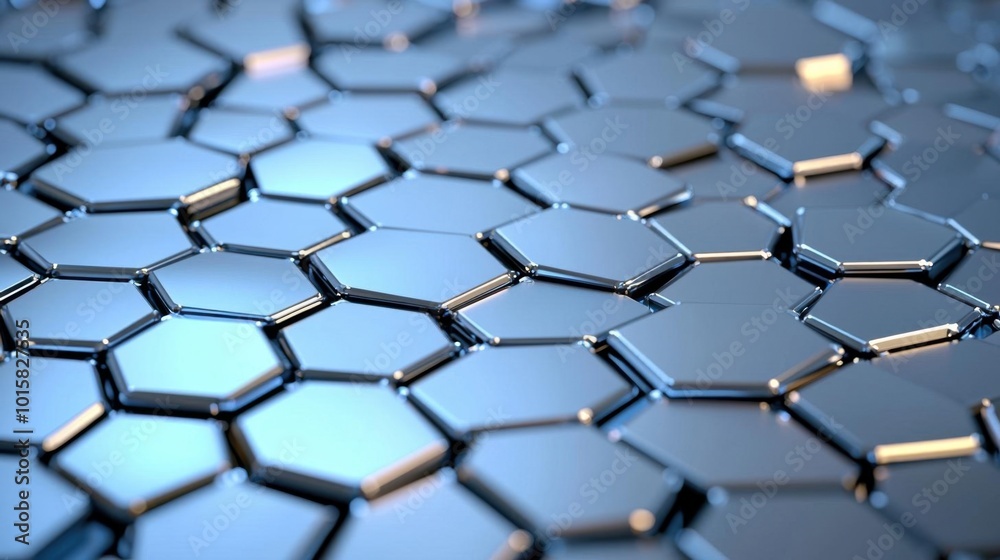 Fototapeta premium A photostock images of abstract geometric shapes made of metallic materials arranged in a circular pattern on a clean white background High Quality