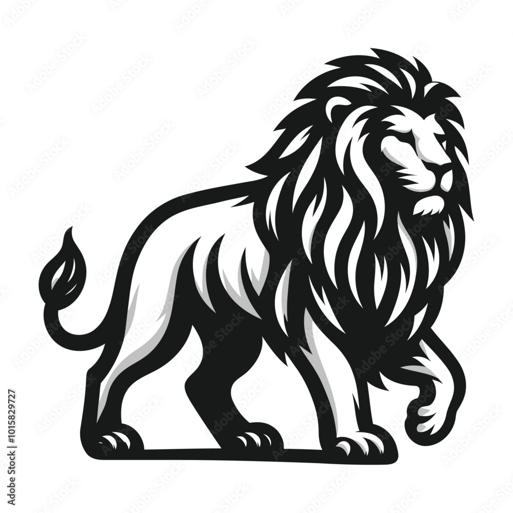 Lion vector illustration. Lion vector illustration.