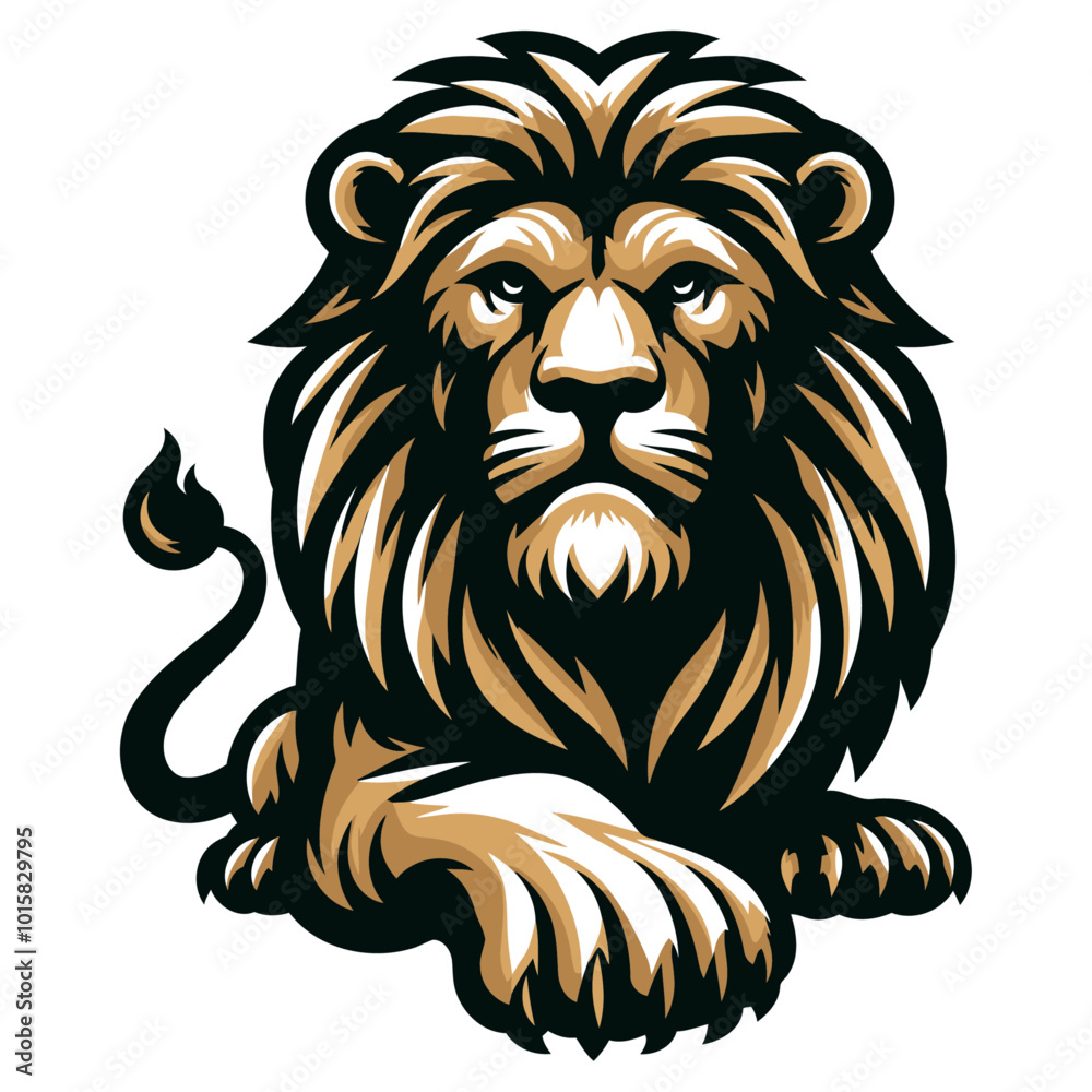 Lion vector illustration. Lion vector illustration.