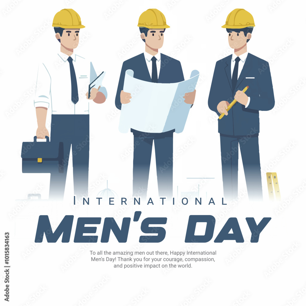 International men's day social media post banner International men's day social media post banner