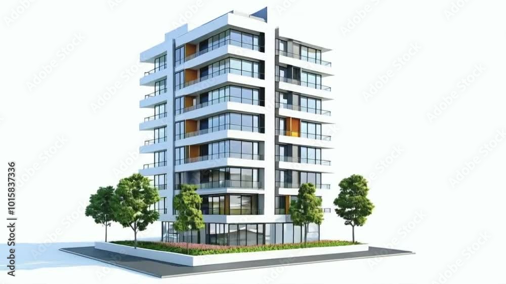 modern apartment building modern apartment building