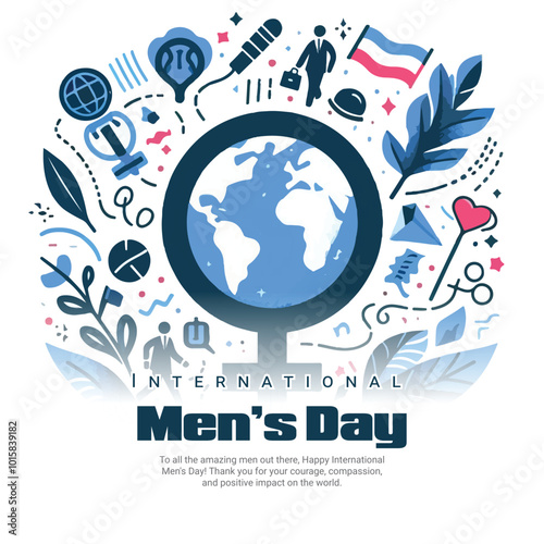 Wallpaper Mural International men's day social media post banner Torontodigital.ca