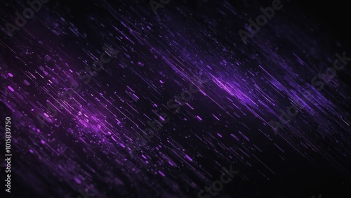 purple purple particles abstract background with glowing particles