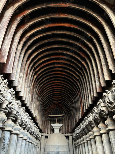 Lonavala Ekvira Devi Temple situated inside a cave in Maharastra photo