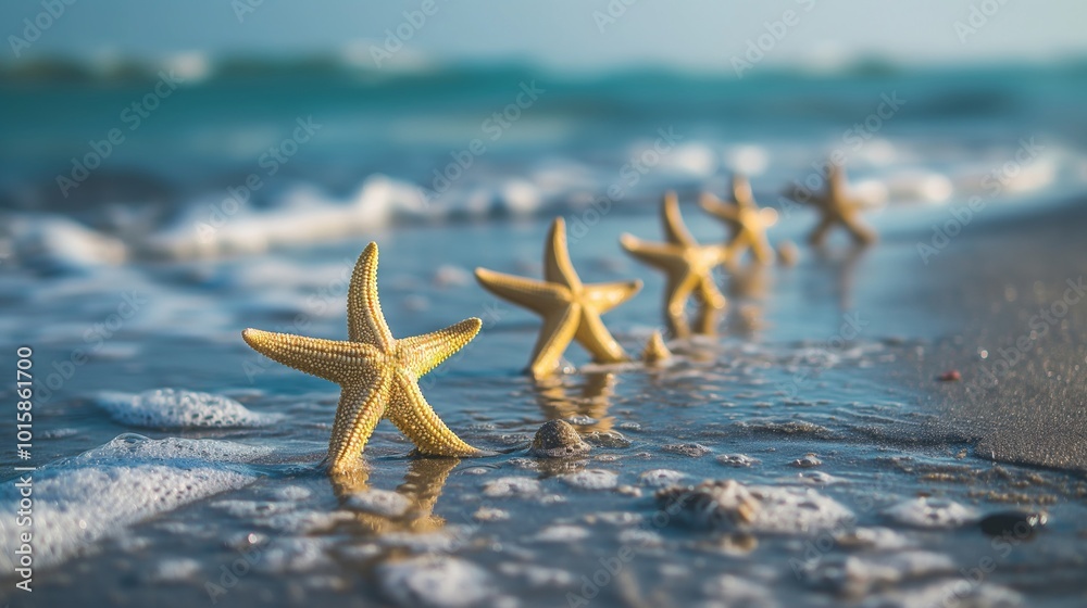 lovely starfish on the beach, nice weather lovely starfish on the beach, nice weather
