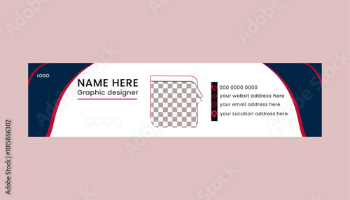 Corporate Email Signature template design

