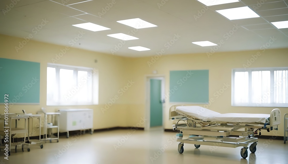 Endless corridor in a hospital,5 Endless corridor in a hospital,5
