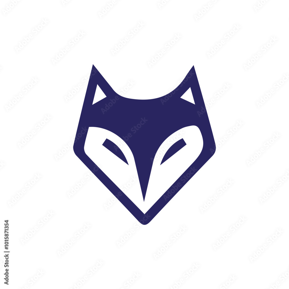 Wolf Logo Icon Vector, Minimalist Luxury Wolf Logo Icon Vector, fox logo in tilted square style Wolf Logo Icon Vector, Minimalist Luxury Wolf Logo Icon Vector, fox logo in tilted square style