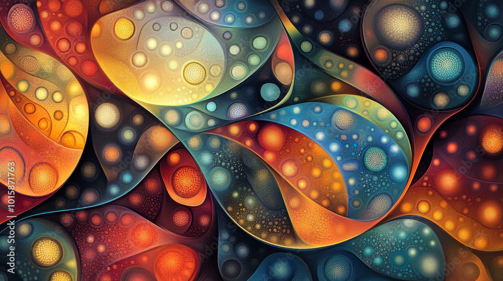 This abstract art uses colorful geometric patterns that look like a fractal. It's perfect for projects about imagination, creativity, and design. This abstract art uses colorful geometric patterns that look like a fractal. It's perfect for projects about imagination, creativity, and design.