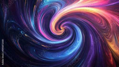 This artwork features swirling, colorful lines that create a unique and abstract design. The background is perfect for projects about imagination, creativity, and design.