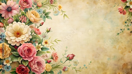 vintage flower background