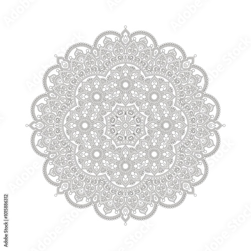 Mandala Coloring Pages Worksheet for Adults - 6