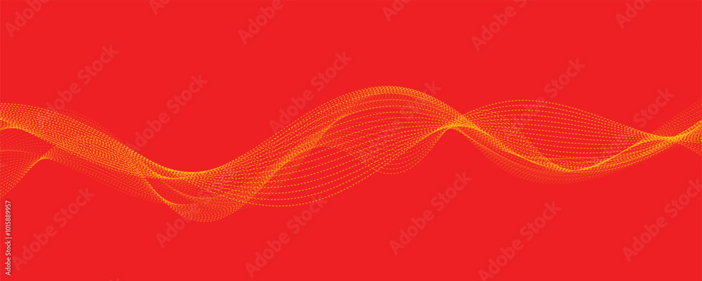 Abstract orange background with wavy lines. Abstract orange background with wavy lines.