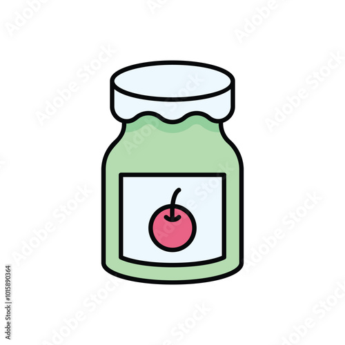 Jam Jar vector icon