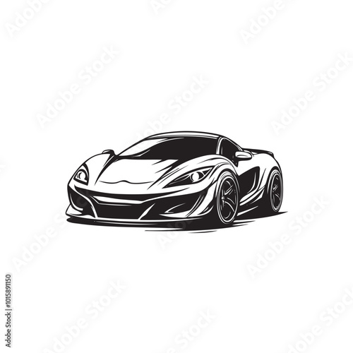 Car Icon editable vector, isolated white background