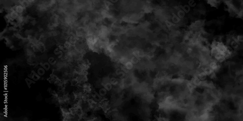 Abstract smoke on black and Fog background. Isolated black background. fume overlay design and smoky effect for photos design.	