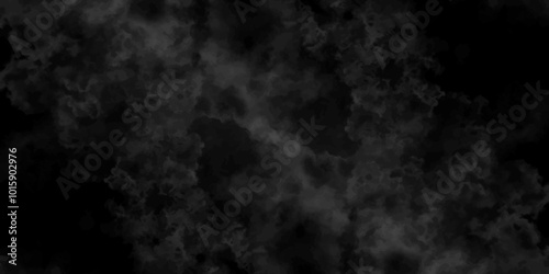 Abstract smoke on black and Fog background. Isolated black background. fume overlay design and smoky effect for photos design.	