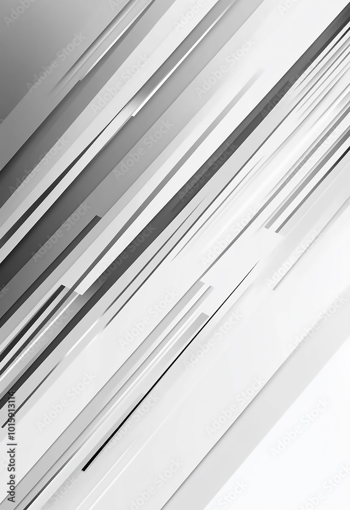 Obraz premium Abstract background diagonal speed motion light grey white background with diagonal lines 