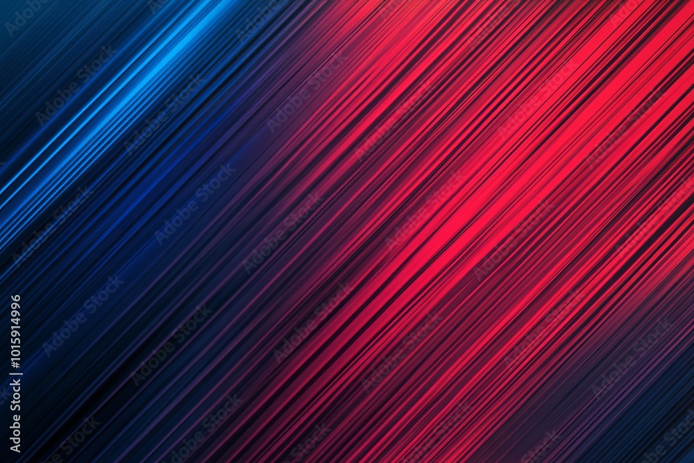 Red and blue background with lines a dark . Generative AI. Red and blue background with lines a dark . Generative AI.