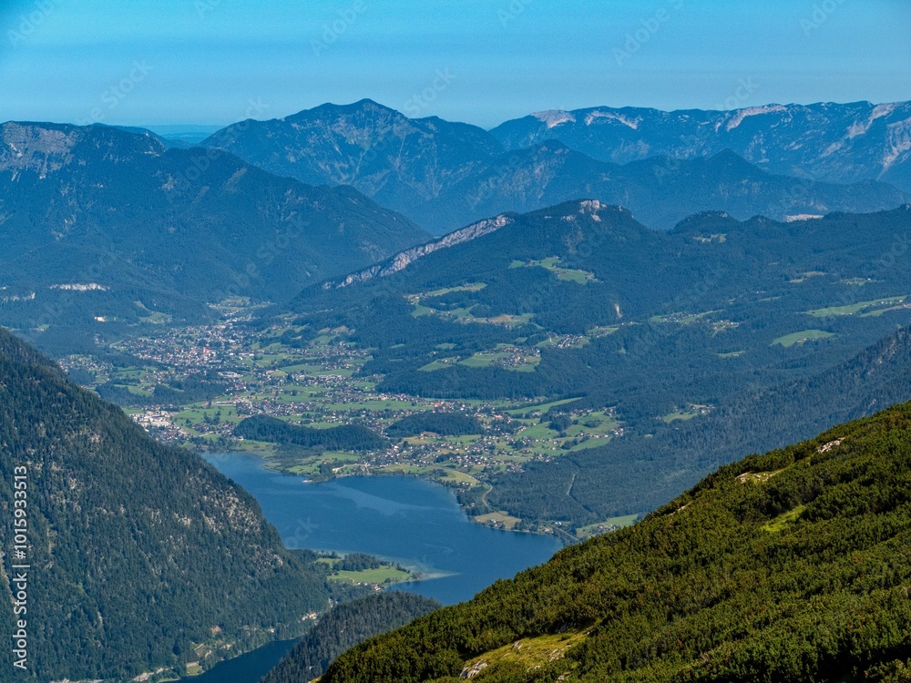 Fototapeta premium salzkammergut in austria nature landscape