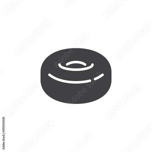 Classic donut vector icon