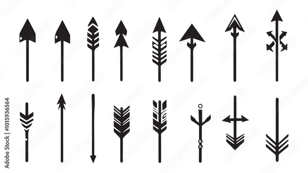 Arrows black set icon. Arrow vector icon Collection different arrows Cursor icons Arrows for web design, Vector illustration. Arrows black set icon. Arrow vector icon Collection different arrows Cursor icons Arrows for web design, Vector illustration.