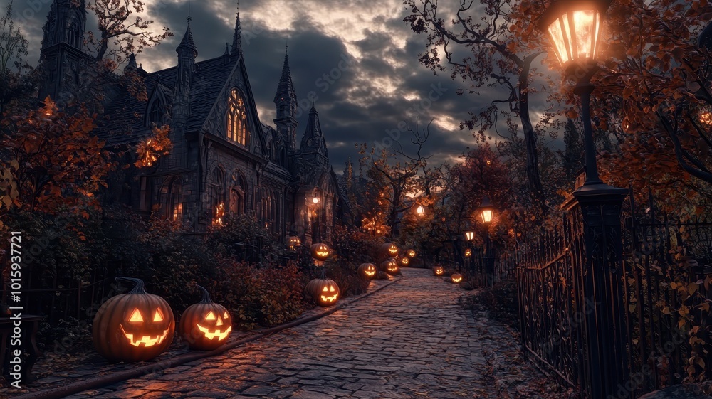 Halloween backdrop