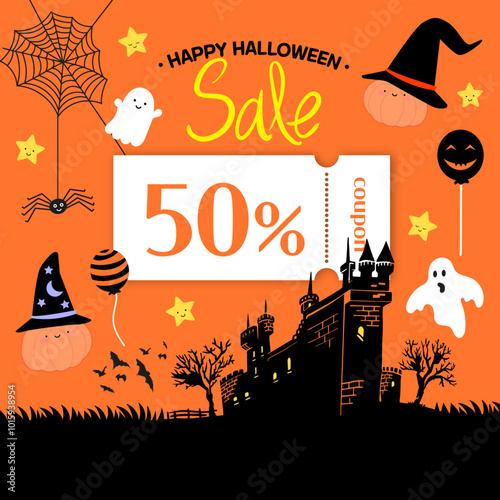 a Halloween sale event