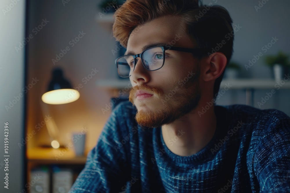 Online training in Zoom app for young guy and participants. Online training in Zoom app for young guy and participants.