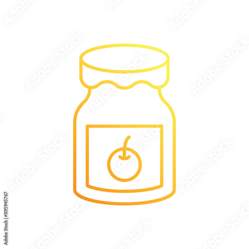 Jam Jar vector icon