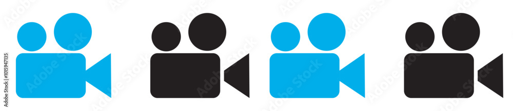 Cinema Video camera vector icon. Movie Sign. Cinema Cinema Video camera vector icon. Movie Sign. Cinema