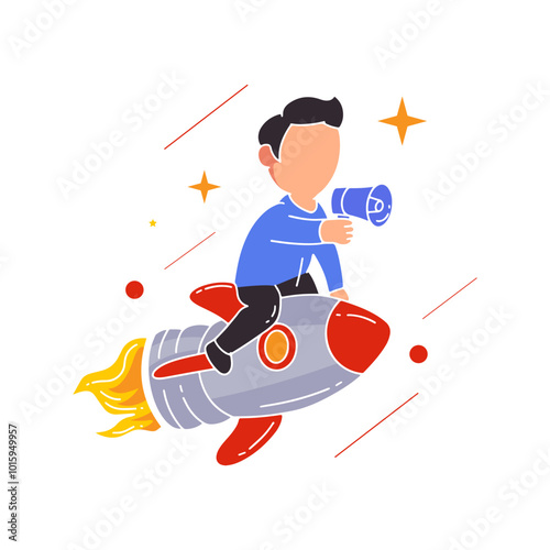people start business projects with spaceship