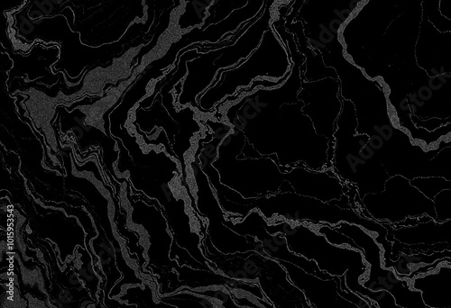 Marble black texture, wavy texture background