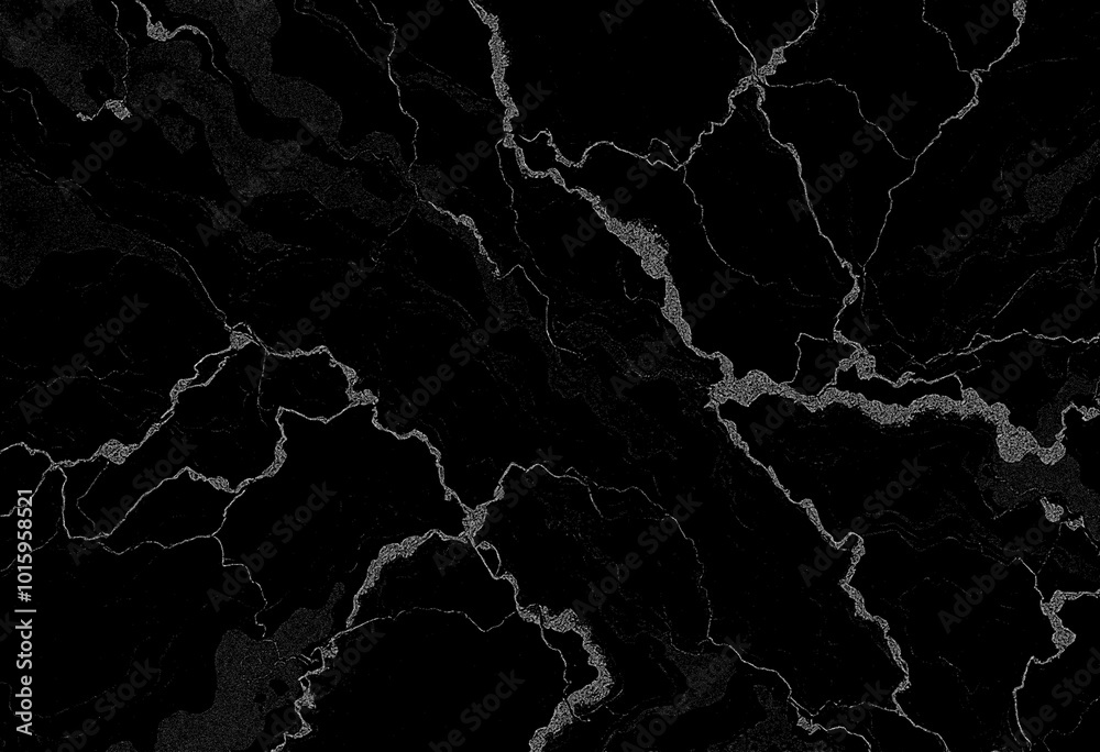 Marble black texture, wavy texture background