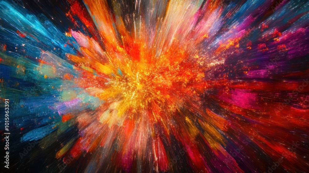 Abstract Colorful Explosion Abstract Colorful Explosion