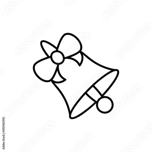 Jingle Bell vector icon