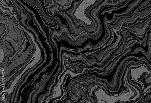 Marble black texture, wavy texture background