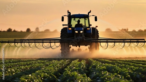 Tractors, agricultural industry machinery photo