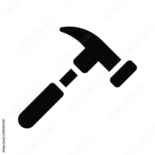A hammer, representing tools, building, construction, or repair