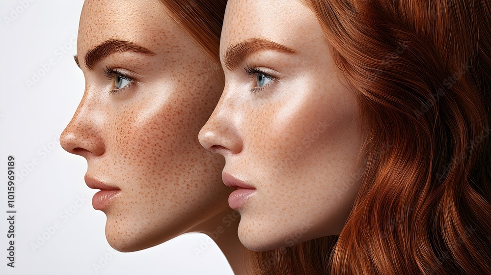 Visual progression of a woman's IPL success, featuring thick hair before treatment and the dramatic hair reduction and smooth skin after Visual progression of a woman's IPL success, featuring thick hair before treatment and the dramatic hair reduction and smooth skin after