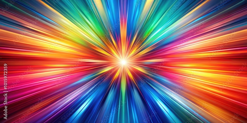 Obraz premium Vibrant and dynamic abstract background with a burst of colors, Colorful, abstract, vibrant, background, design, texture